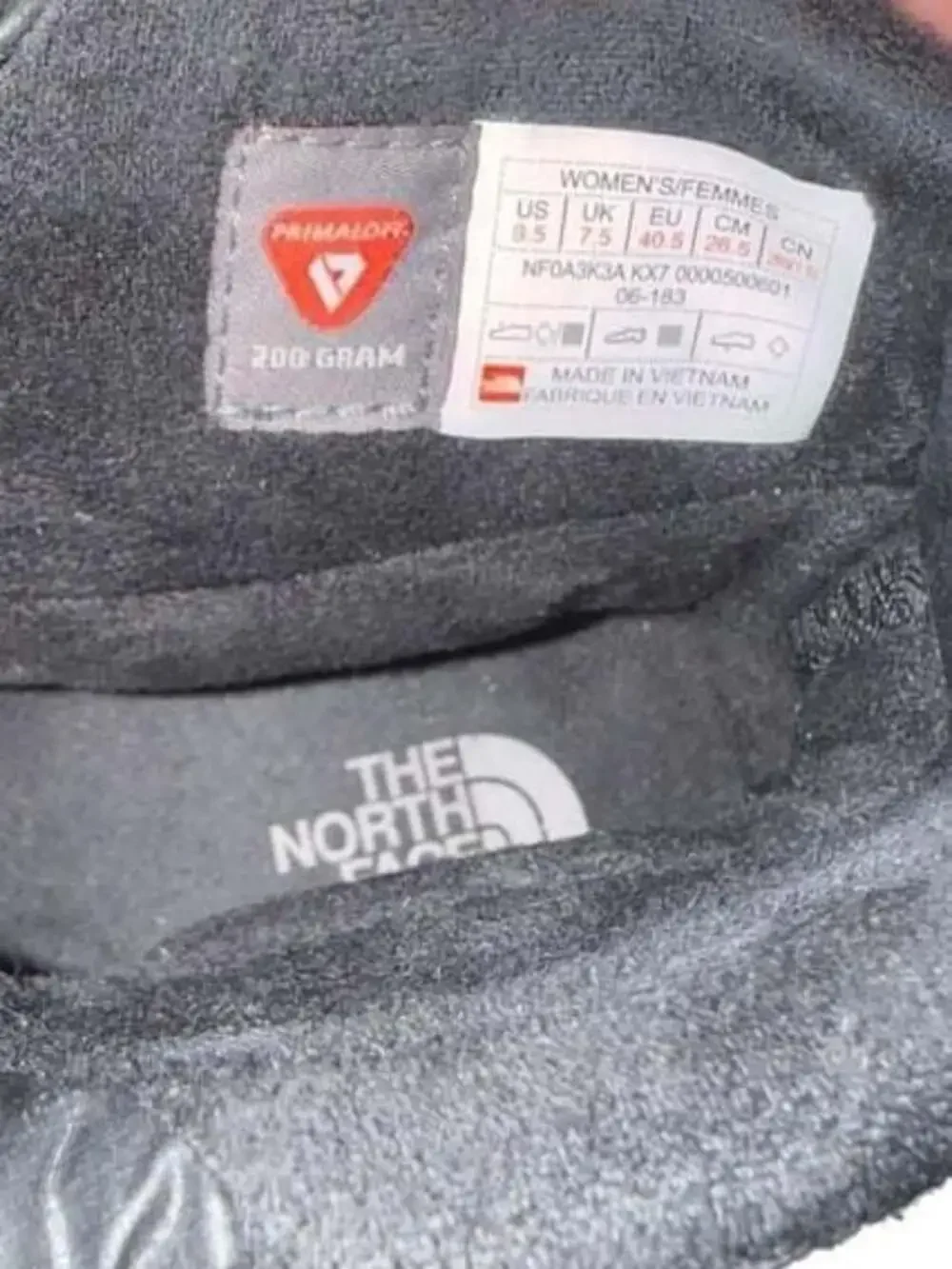 The North Face Women's Thermoball Lifty Winter Boots Black Size 9.5